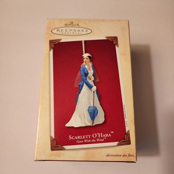 Hallmark Keepsake Ornament Scarlett O'Hara from Gone with the Wind Series 2003 - Picture 1 of 8